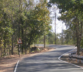 Detailed geometric design of Banher – Maharashtra Border, SH 31, in Madhya Pradesh, India.